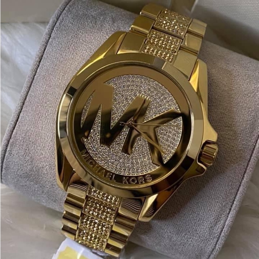 MK6487 - Michael Kors Women’s Bradshaw Gold-Tone Watch - Picture 8 of 13
